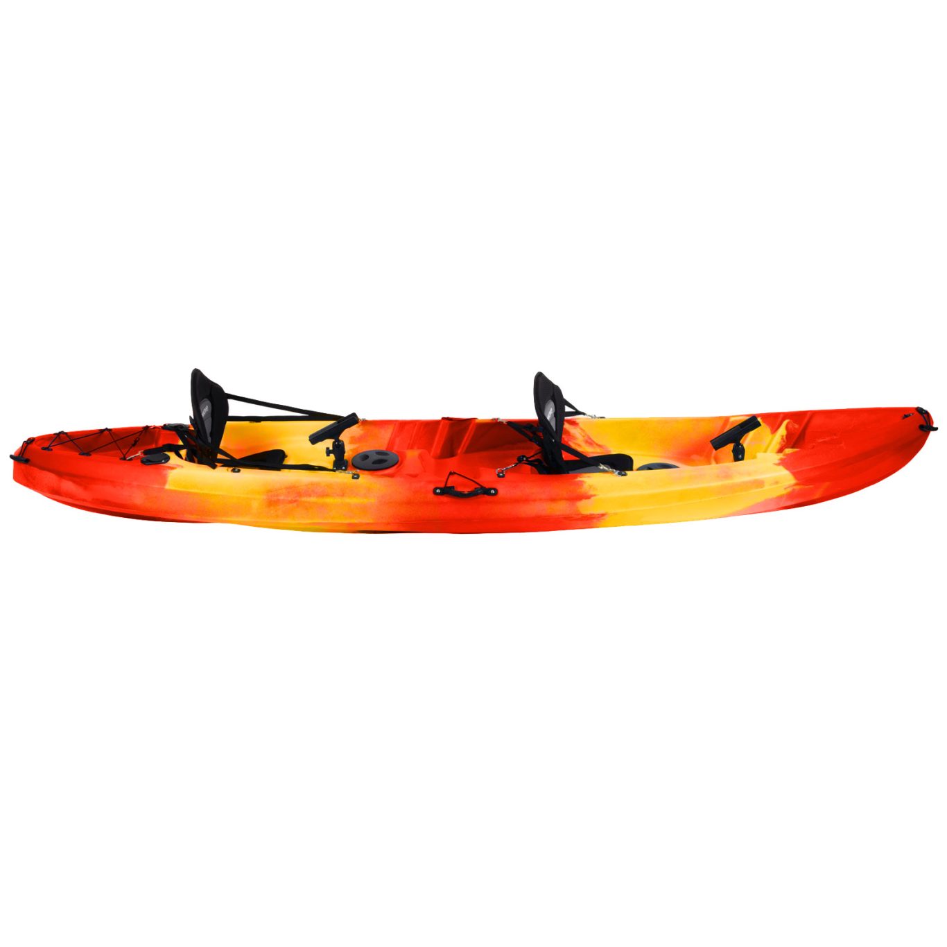 RED/YELLOW Double tandem kayak for sale near stamford, deeping, corby, whittlesey