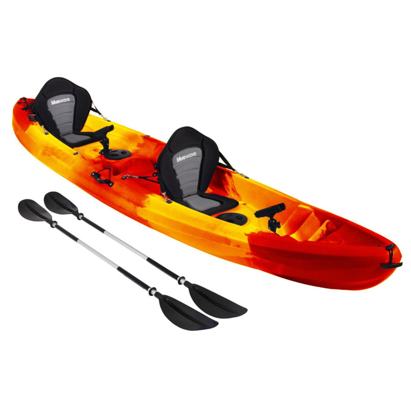 RED/YELLOW Double tandem kayak for sale near stamford, deeping, corby, whittlesey