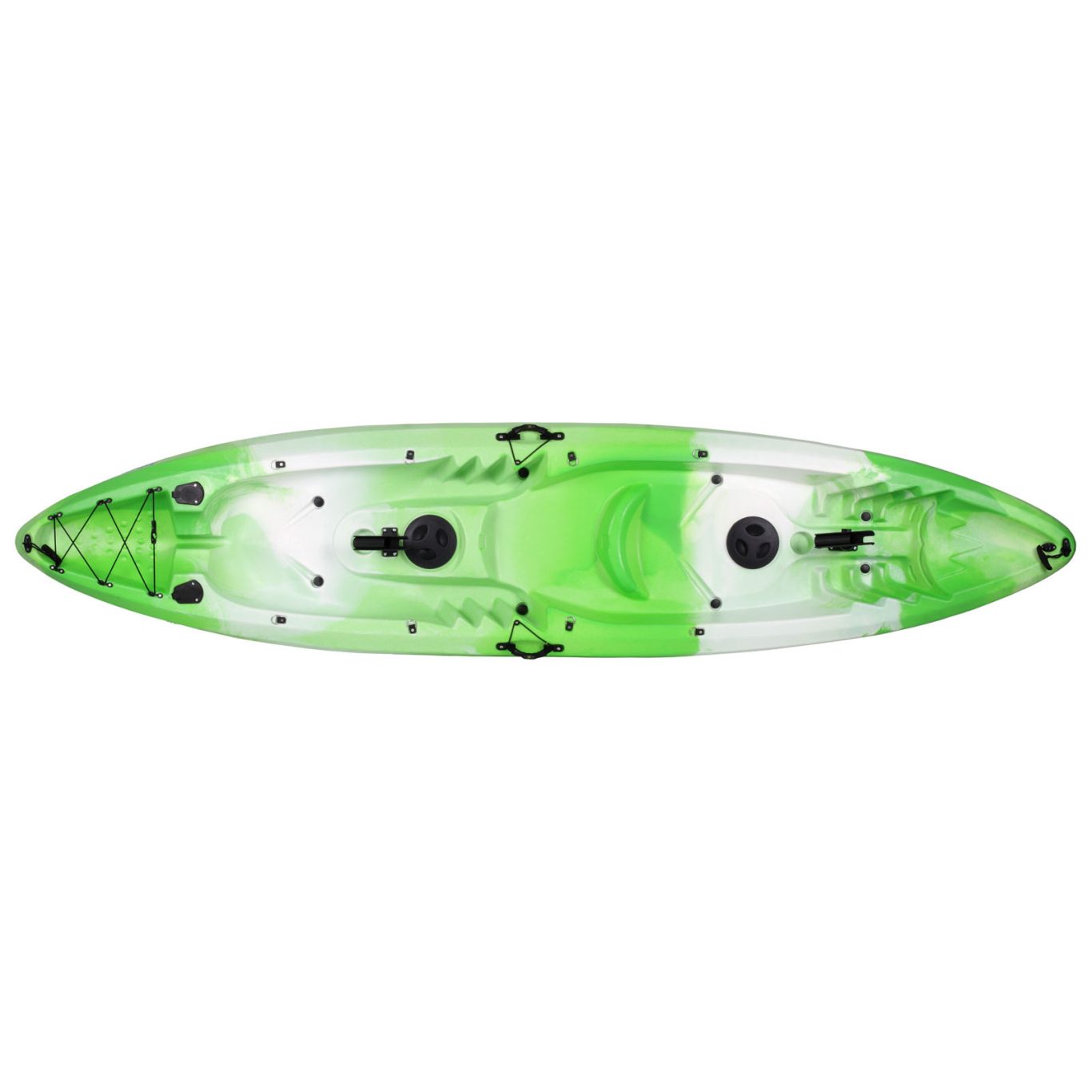 GREEN/WHITE Tandem kayak peterborough cambridgeshire